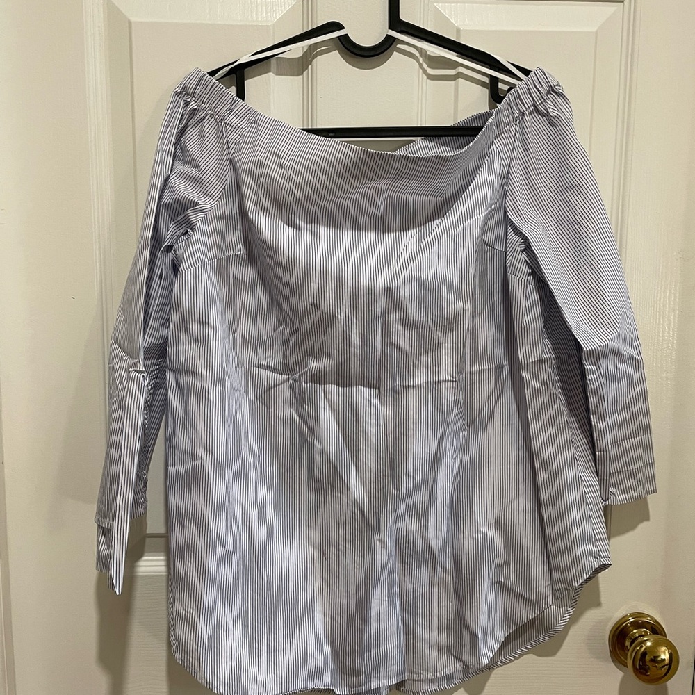 babaton off shoulder top